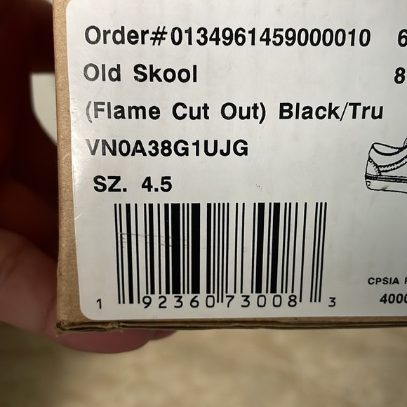 Vans Old Skool Flame Cut out low Size: 35-36.5 - Picture 7 of 7